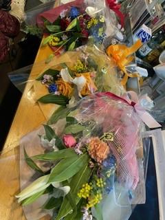 幼稚園の先生方への花束